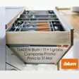 Tandem Blum, glisiere ascunse pentru sertare